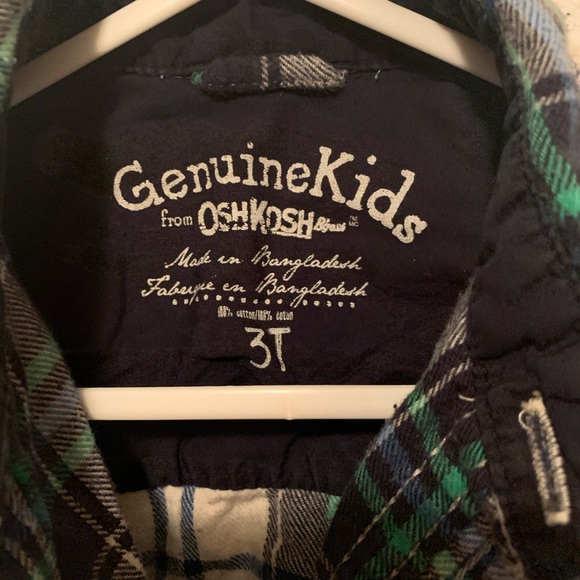 💕Osh Kosh Plaid Shirt - Picture 3 of 4